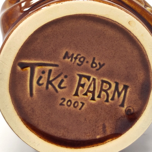 2007 Tiki Farm Big Ol' Tiki Bash Ceramic Mug Souvenir Limited Ed Derek Yaniger - Picture 2 of 16